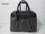 Metalic Croco luggage bag